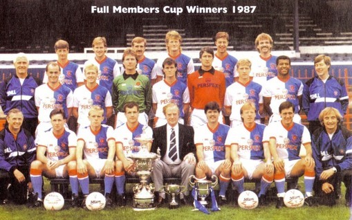 Blackburn Rovers: Full Members Cup 1987