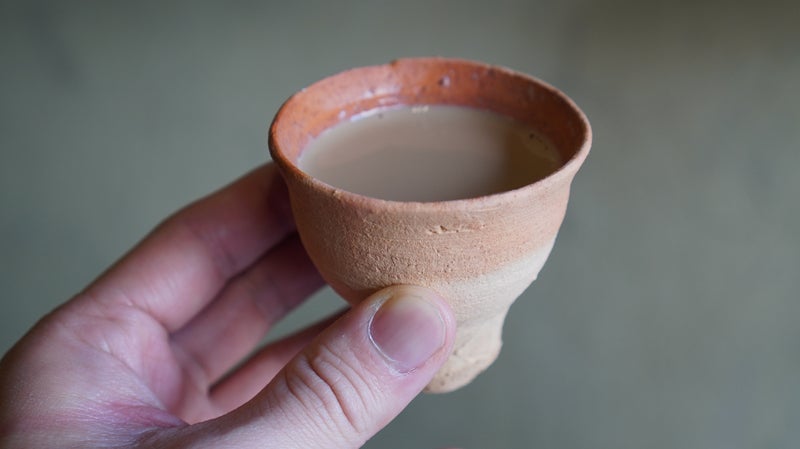 素焼きのチャイカップ　カレーの哲学.comより