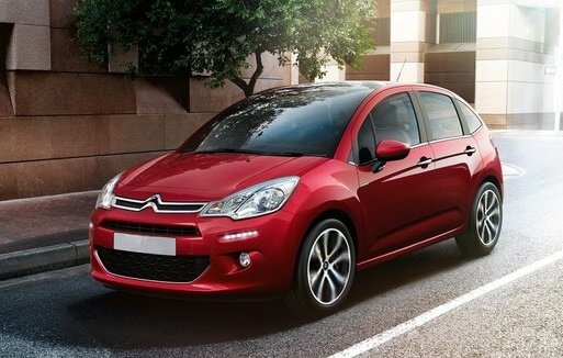citroen c3 parcel shelf 2009 - couleur rouge