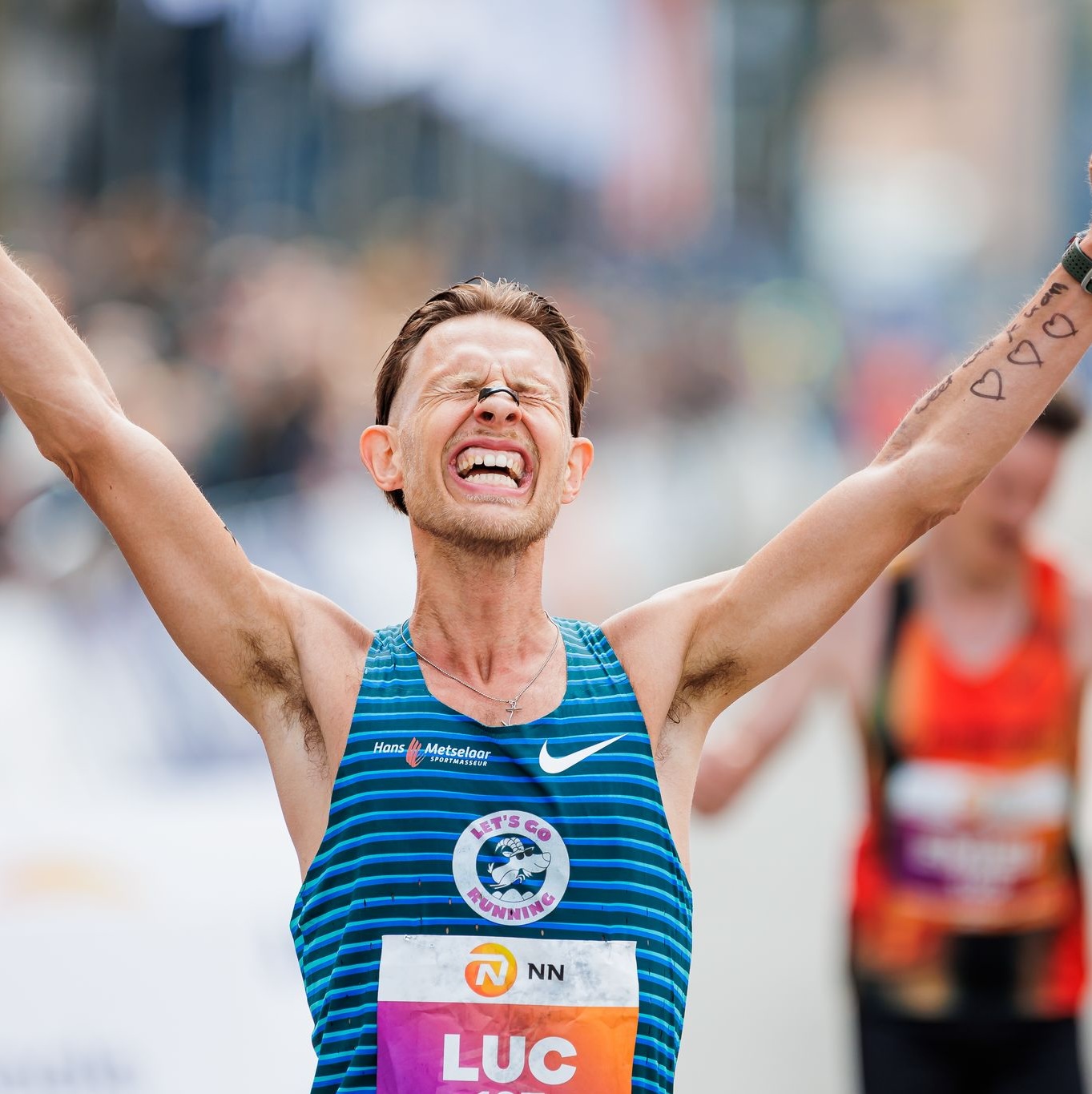 Luc Essink loopt 2.19!