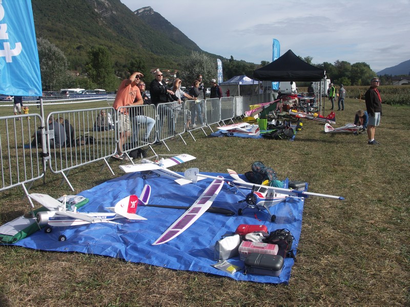 Le stand du BRM, le matin de bonne heure
