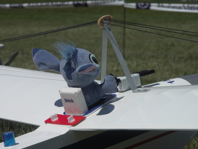 Près pour un vol avec Stitch ...
