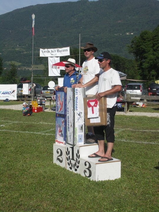 Podium du cassé de baguettes