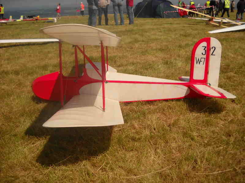 Un planeur biplan