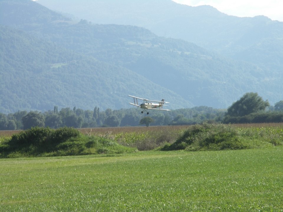 Le Tiger Moth en vol ...