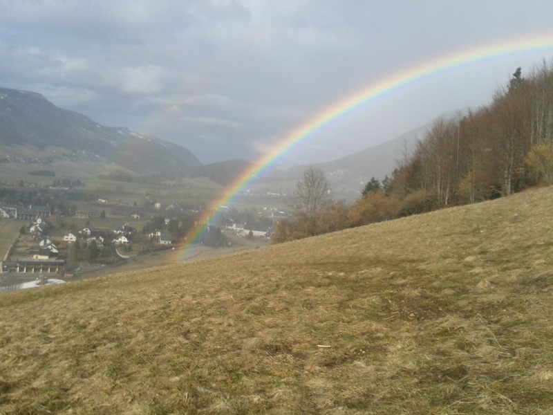 Et voilà l'arc-en-ciel ...