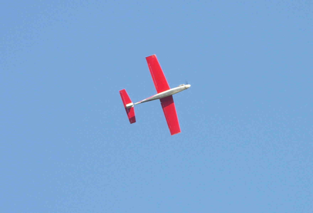 Le Red Arrow de Jacques à pleine vitesse