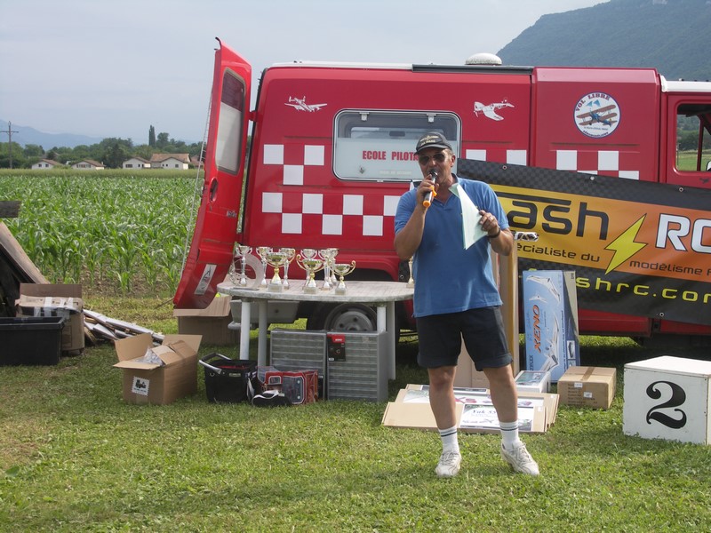 La remise des trophées ...