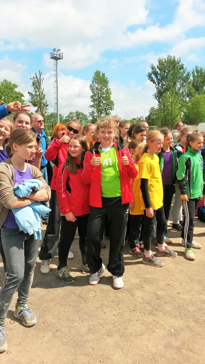 vor der SiegerEhrung