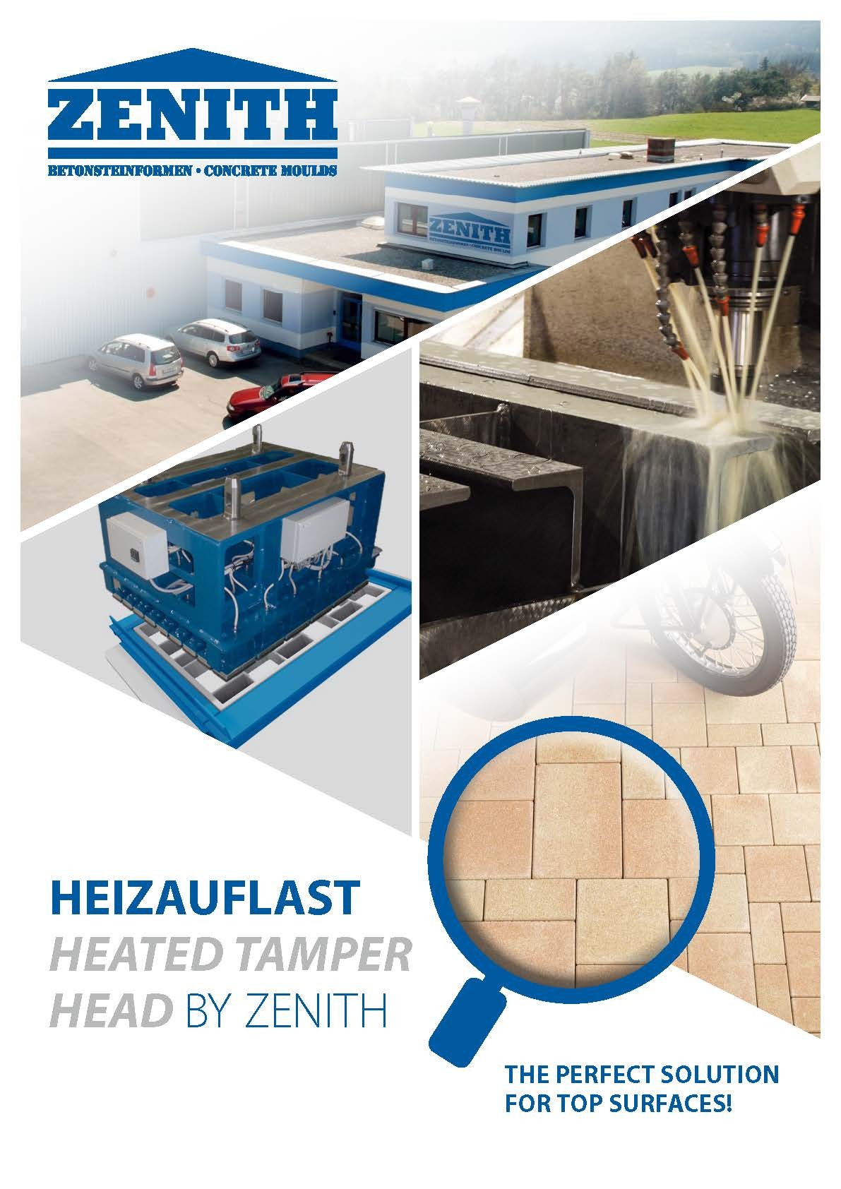 Heated tamper head CMEAlpic, a world of concrete!