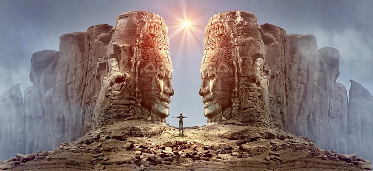 Clickandbay- Fantasy-Rock-Face-Brown-Gray