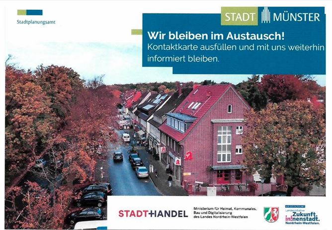 Flyer der Stadt und Handel