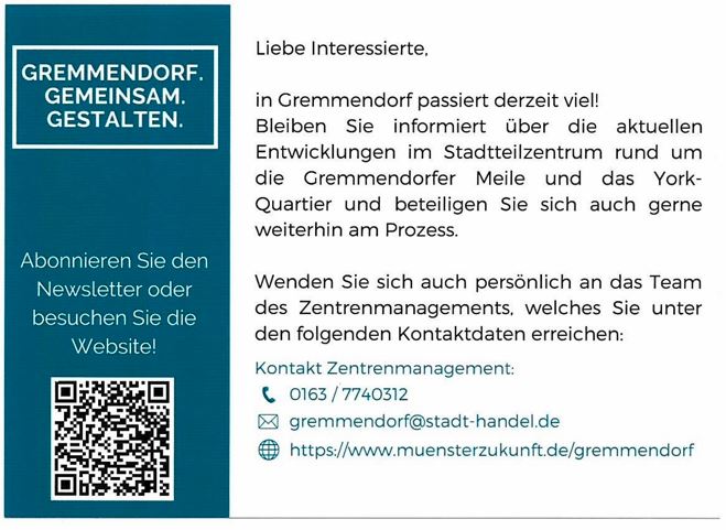 Kontaktdaten Stadt und Handel