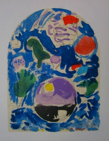 Simeon - first color study from Jerusalem Windows PC.049 (1962)