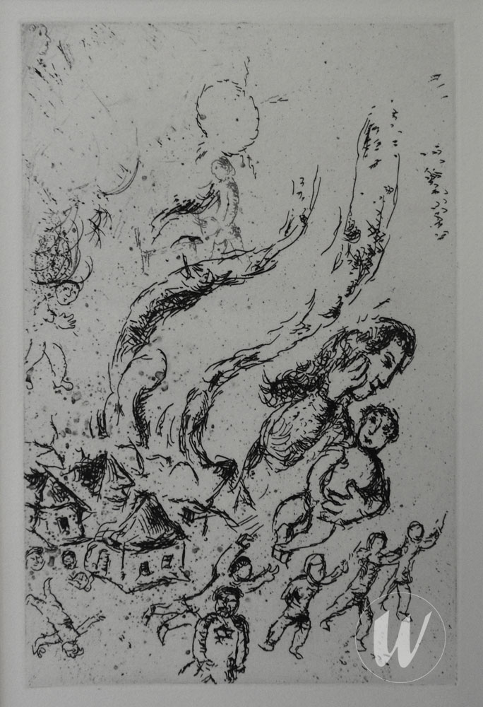  W.108 from Lettre à Marc Chagall PC.076 (1969) 
