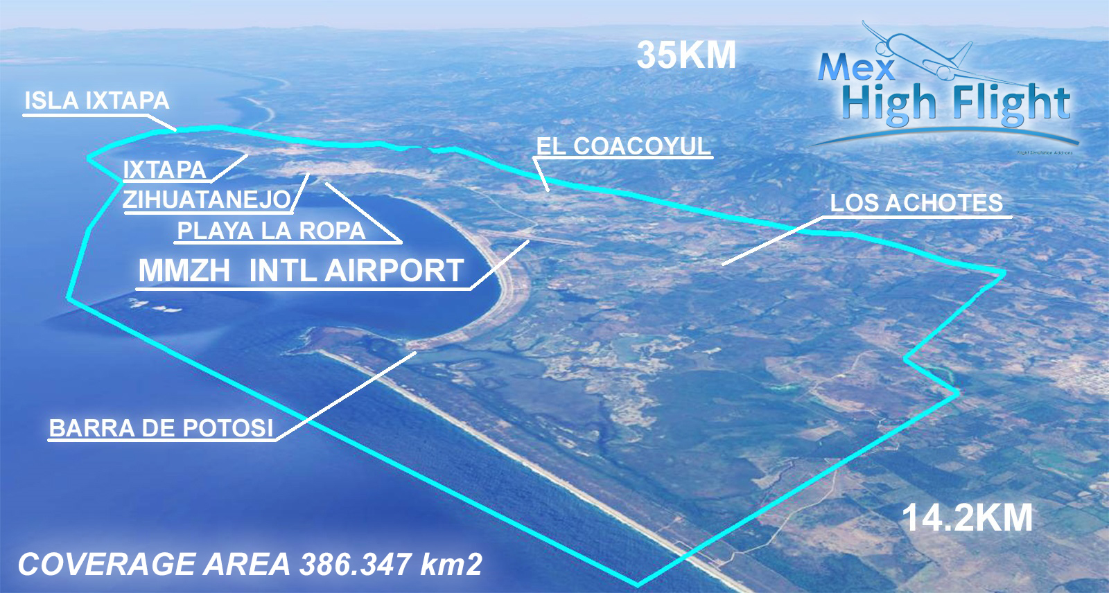Aeropuerto Internacional de IxtapaZihuatanejo Mex High Flight Flight