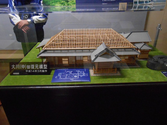 大川邸　復元模型