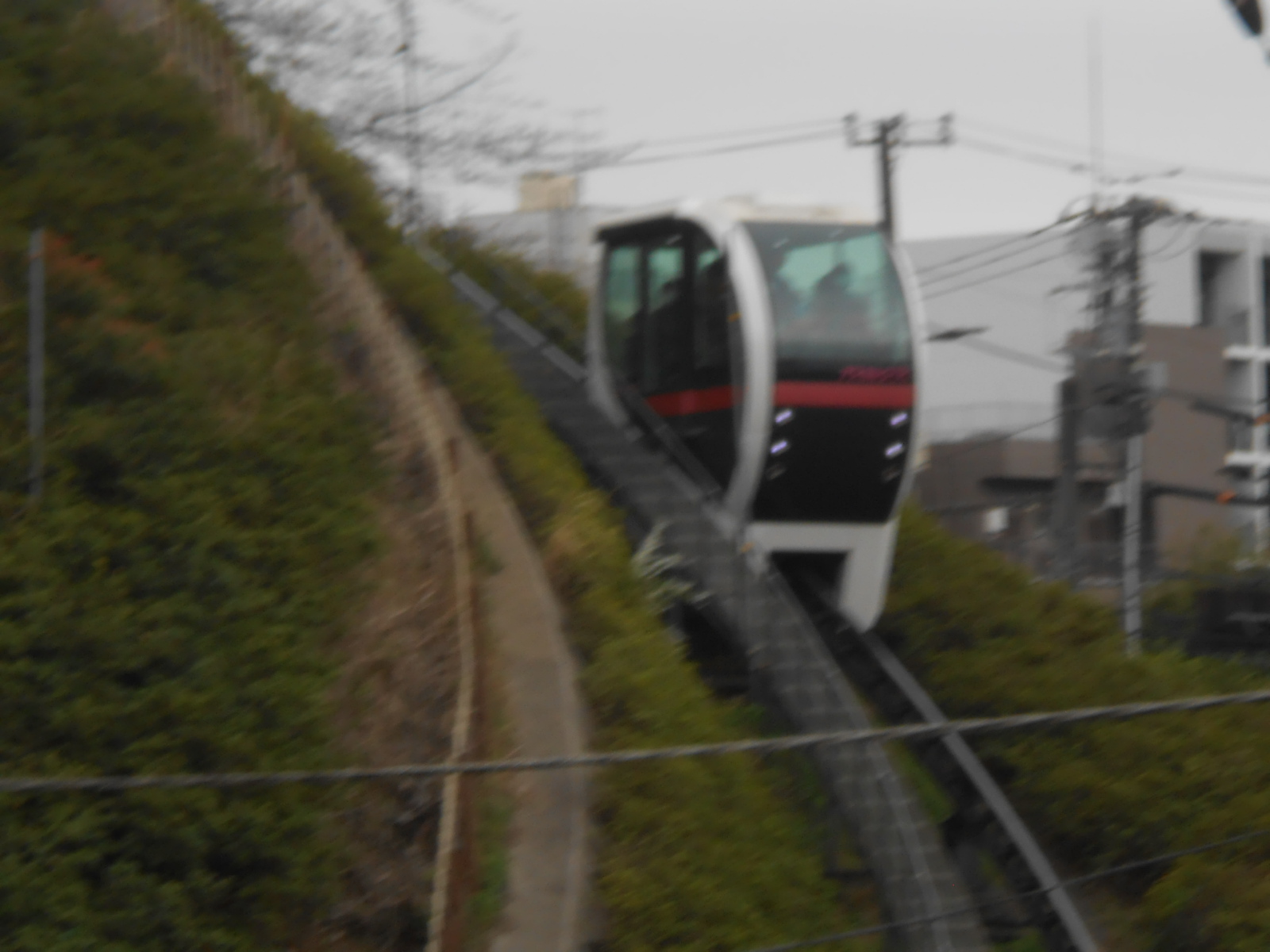 あすかパークレールで飛鳥山へ