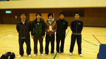 男子２部優勝の成田クラブにみなさん