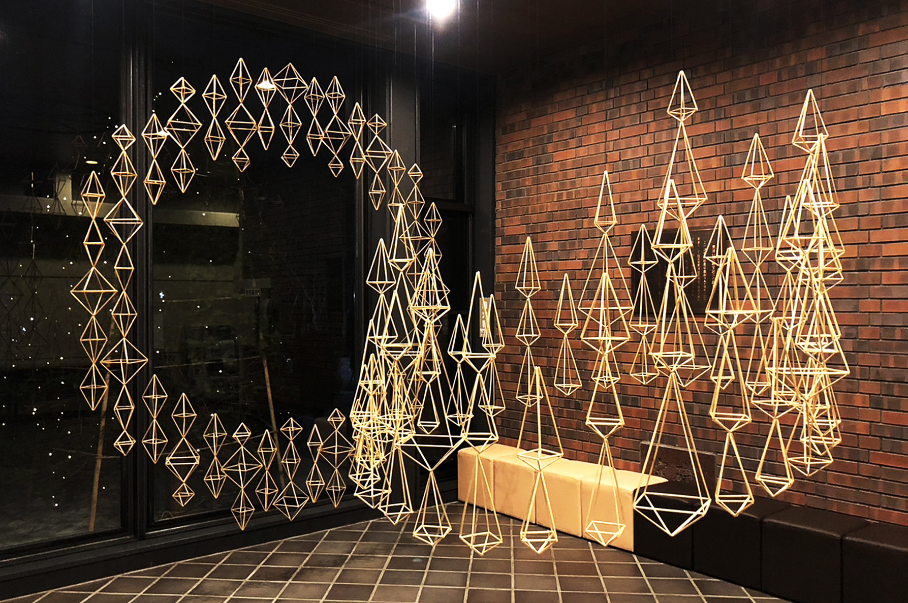ヒンメリプロジェクト 酪農学園大学 ヒンメリの集合体 - HIMMELI