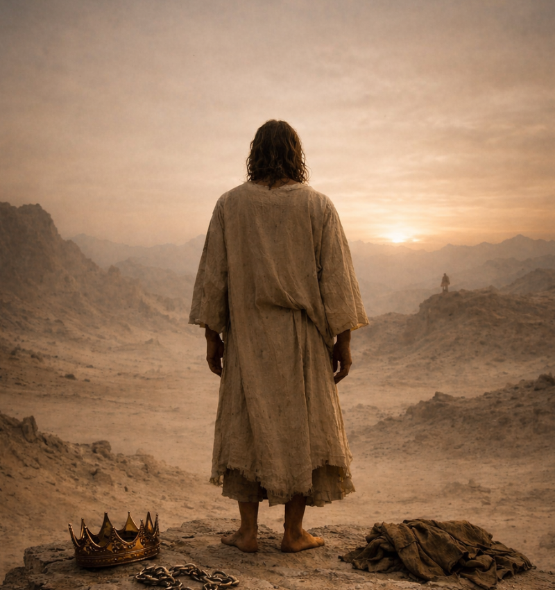 Jezus in de woestijn