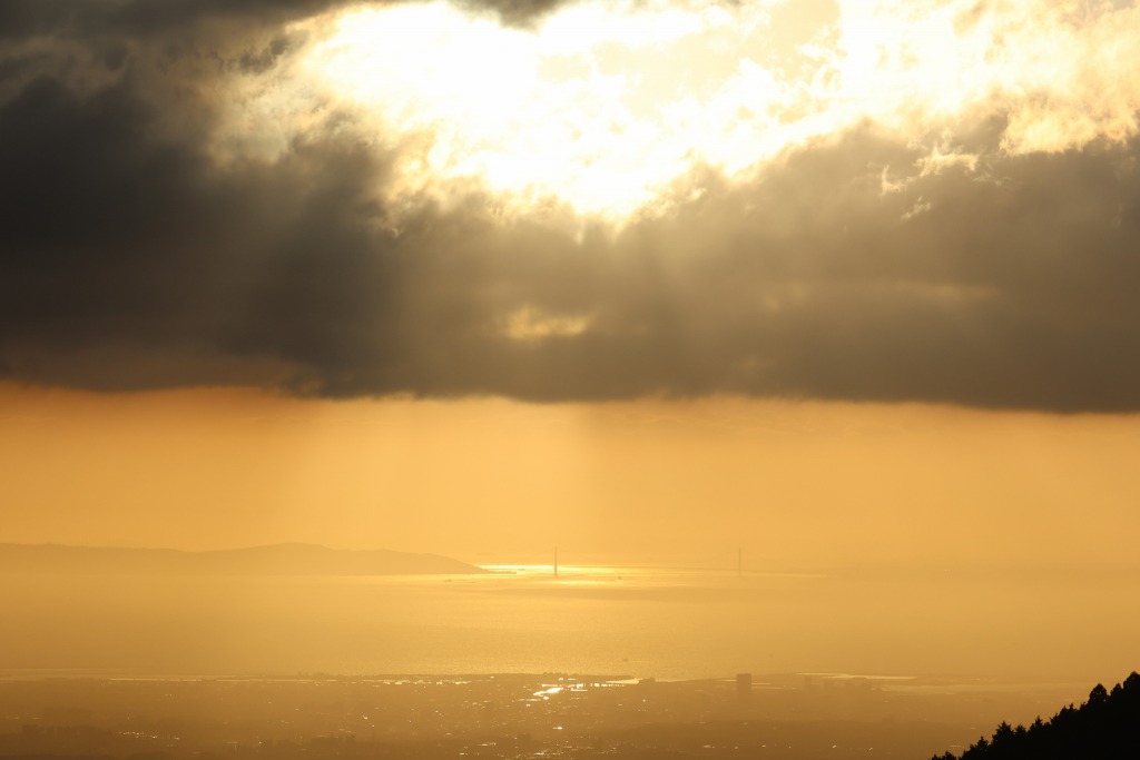 展望台からの夕景