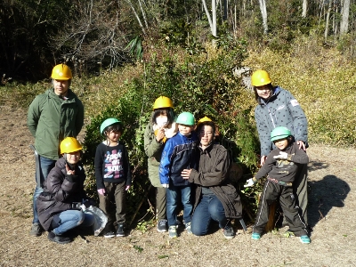 2班の秘密基地完成