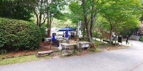 人通りがないときの風景