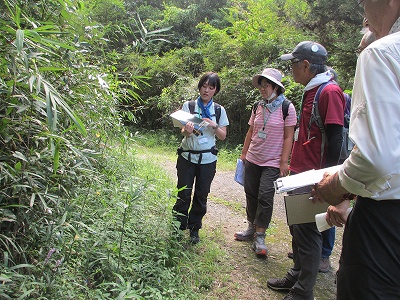 自然解説の実施-1グループ一部