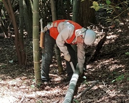 作業中