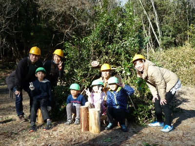 1班の秘密基地完成