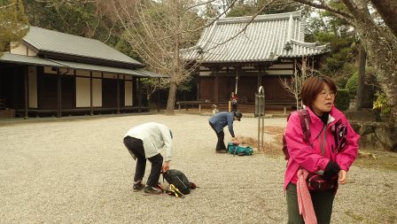 下山最後の休憩場所