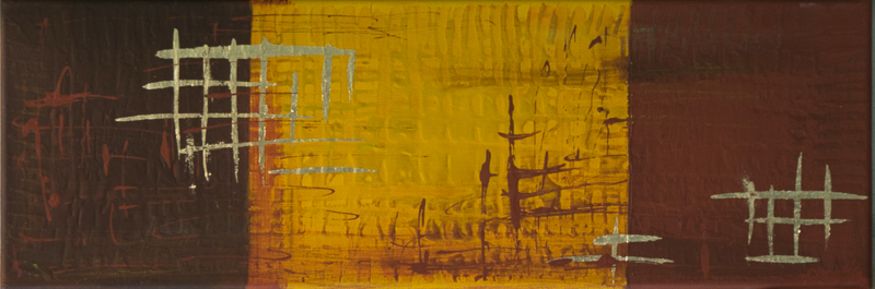 squared - Acryl auf Leinwand,  60x20 cm, 2014,  U. Schachner