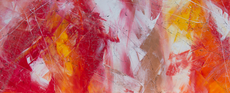 Floating - Acryl auf Leinwand, 150x60 cm, 2017, S. Ulrich - VERKAUFT