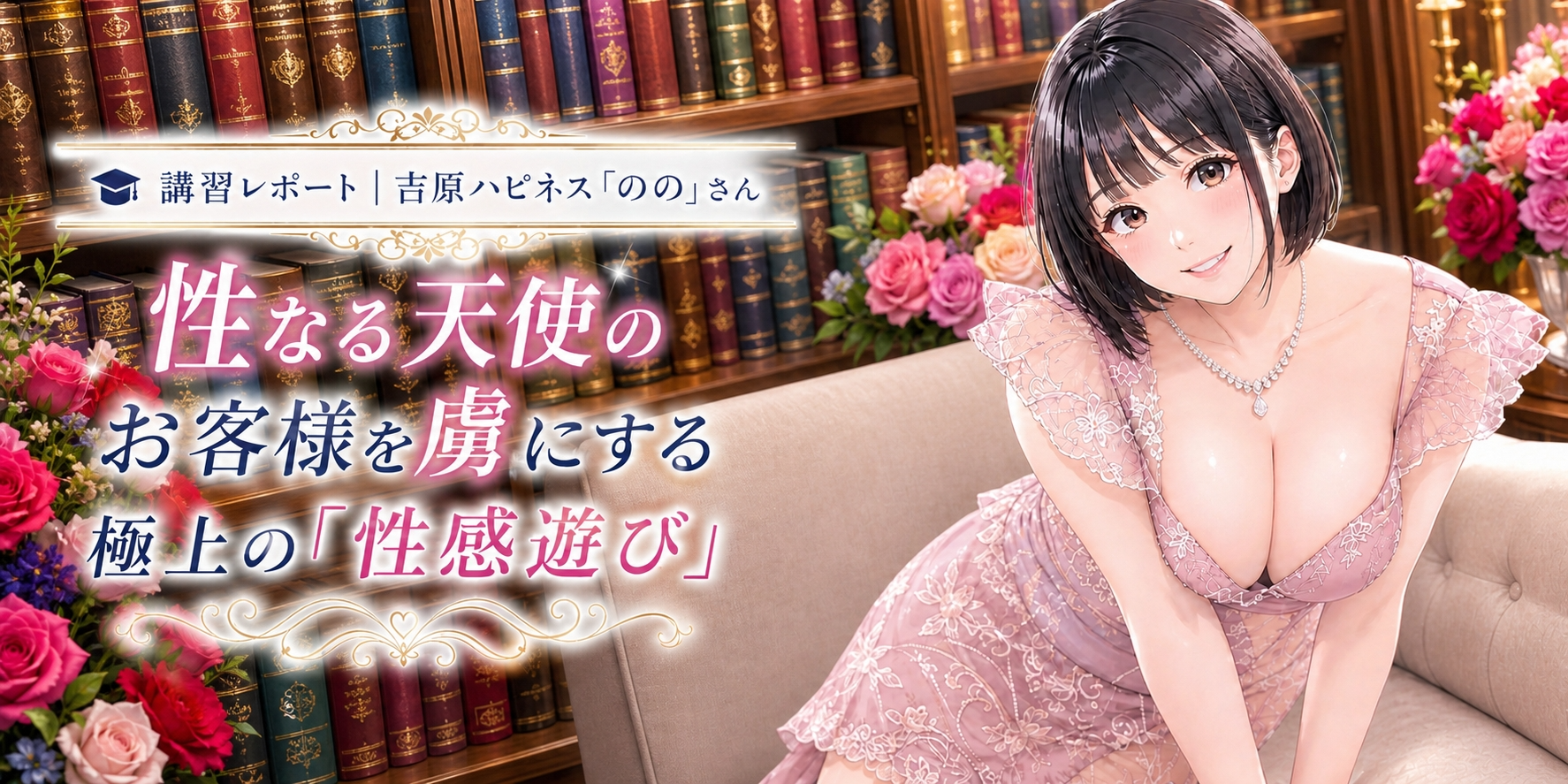 講習レポート | 吉原ハピネス「のの」さん ｜性なる天使のお客様を虜にする極上の「性感遊び」