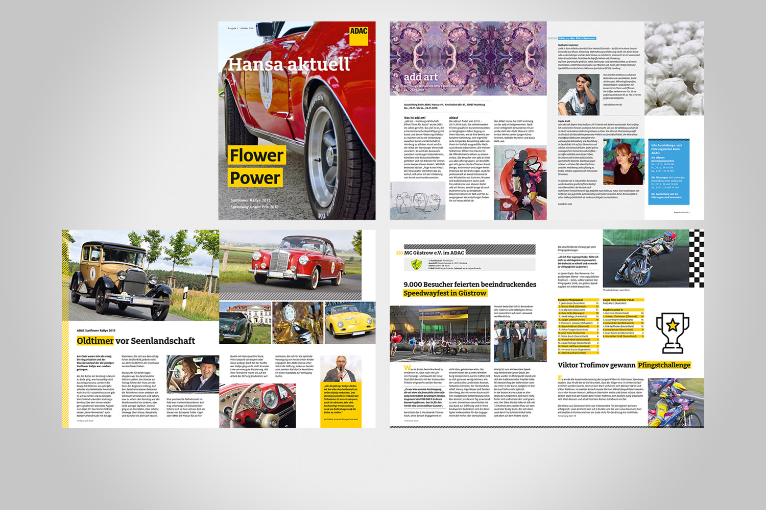 mitgliedermagazin, adac hansa e.v.