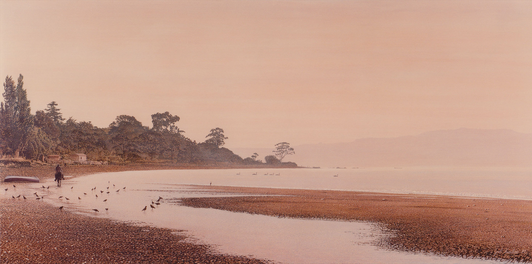 Ile de Chiloe  Acrylique sur toile   195x97  1990