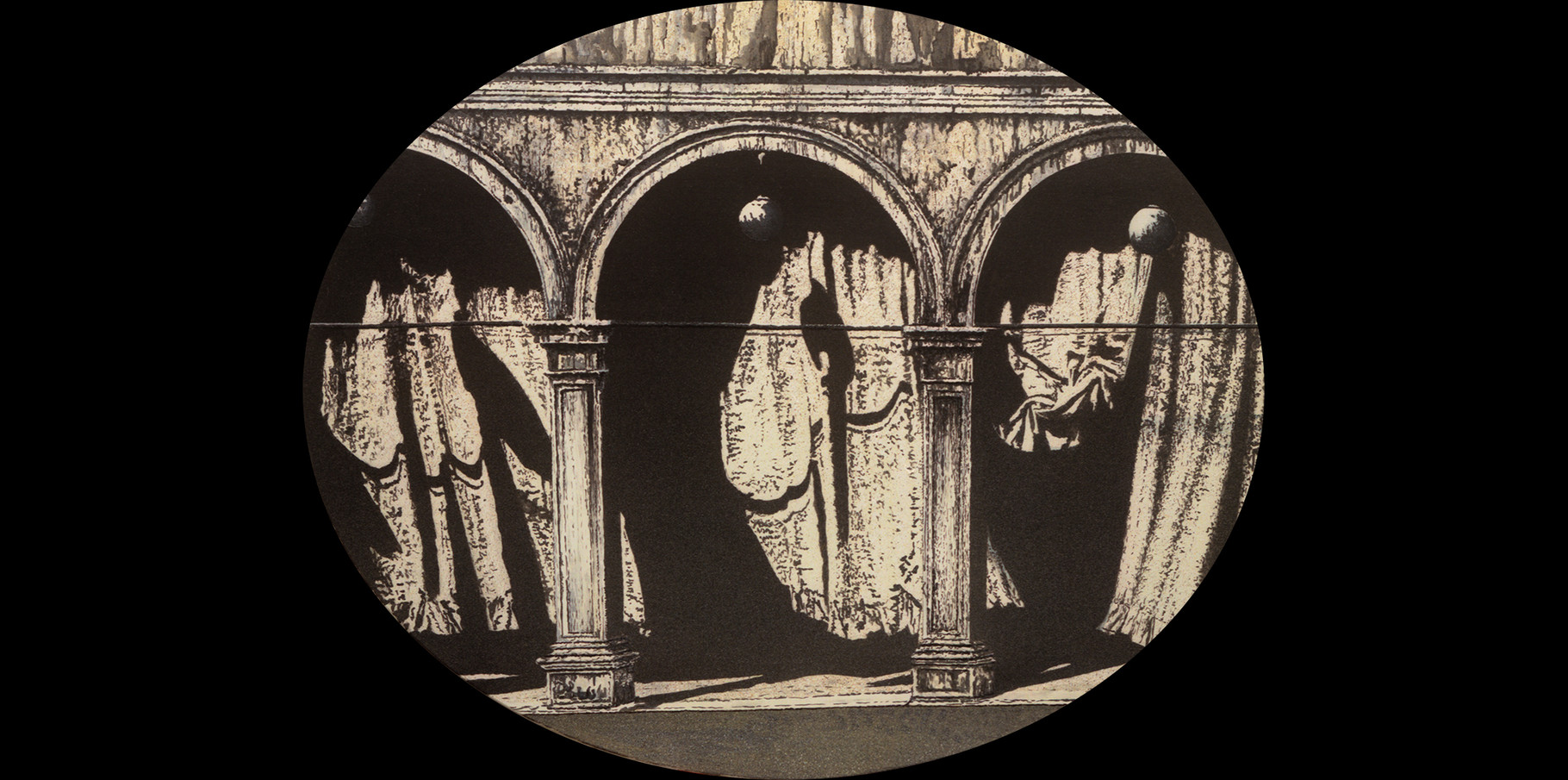 Arcades du Florian   Acrylique sur toile