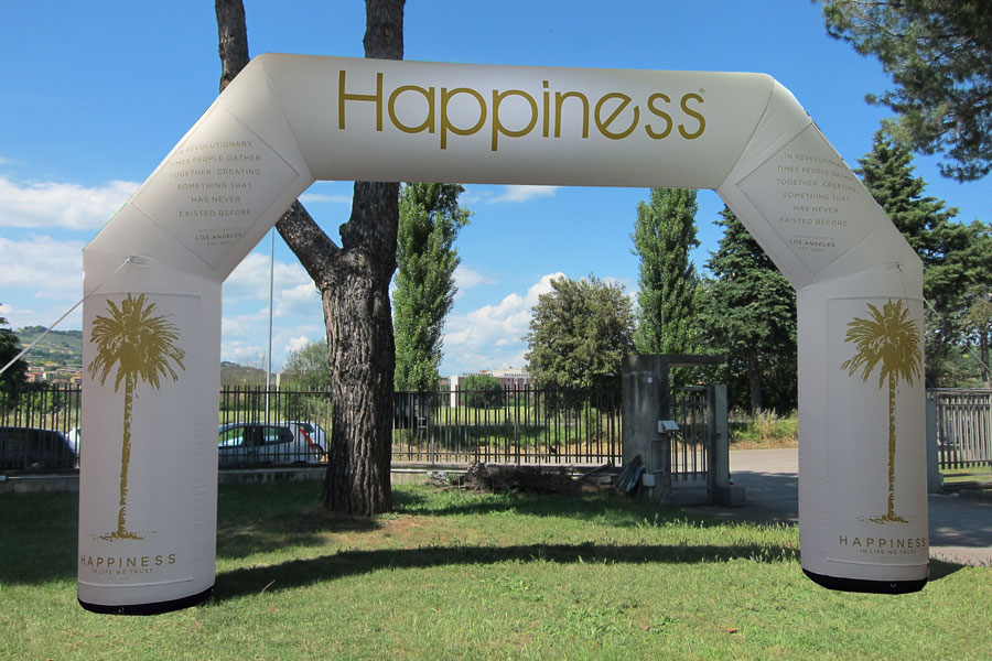 Arco Gonfiabile Happiness - grafica mista