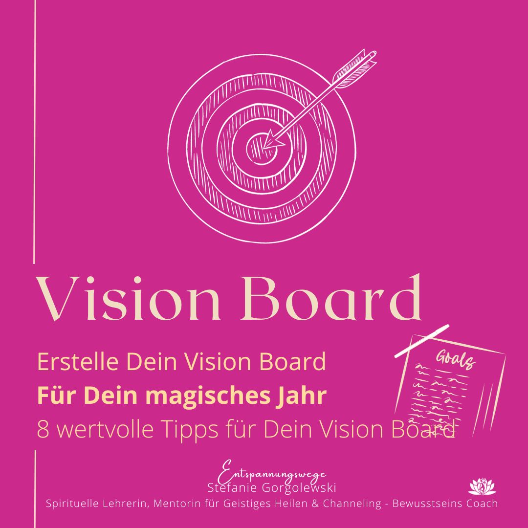 Vision Board erstellen - Deine Ziele erreichen