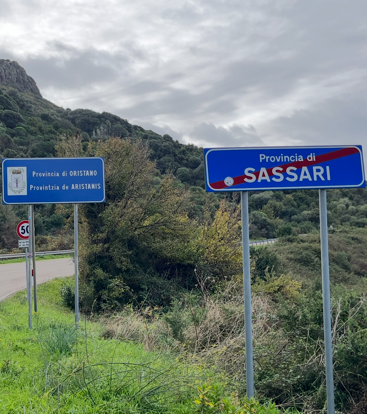 … und wir wechseln in die Provinz Oristano.