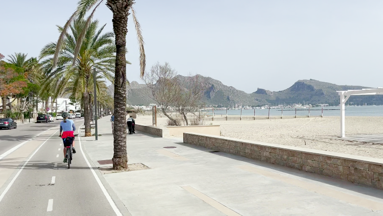 Die Promenade in Porto Pollenca sehr schön.