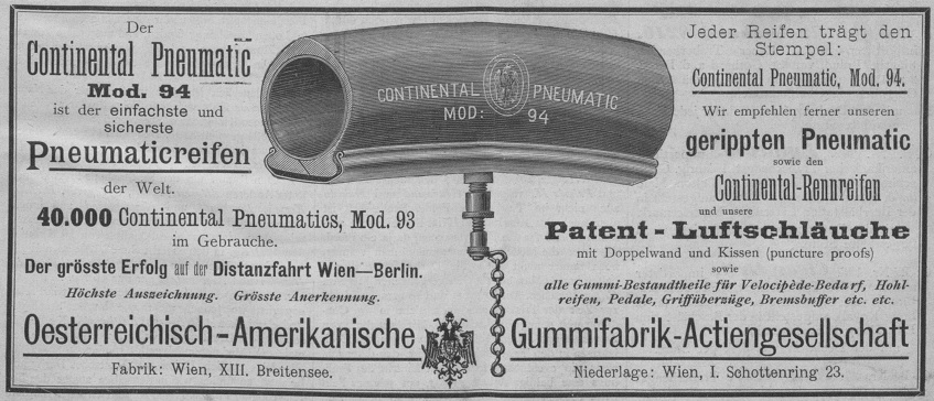 Quelle: Österreichische Nationalbibliothek, Allgemeine Sport-Zeitung, 1894, Titelblatt