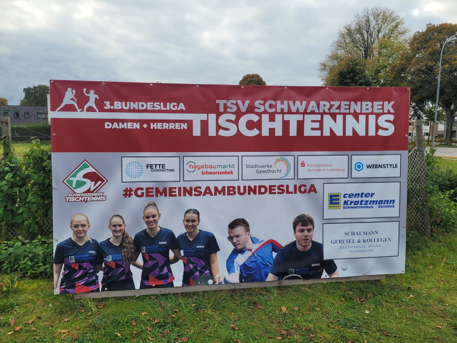 Neue Banner in der Stadt