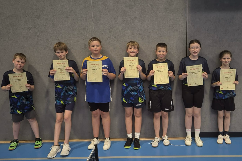 Kreisrangliste U13/U19 - Unsere Talente glänzen im Kreis