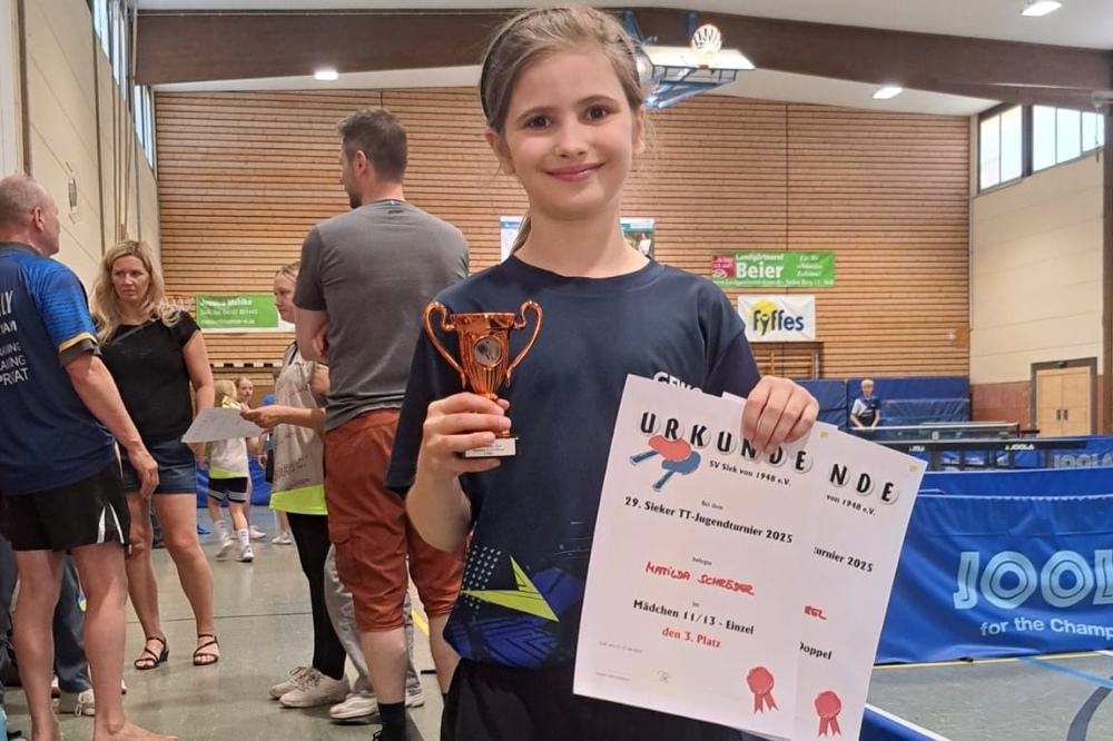  29. Sieker Jugendturnier – Erfolgreiches Wochenende für Matilda!