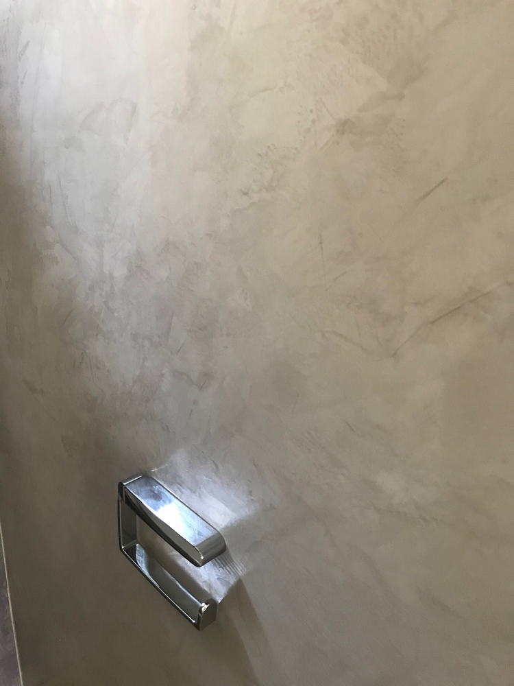 Badezimmer ohne Fliesen - stucco-decor - Kreative Spachteltechnik und
