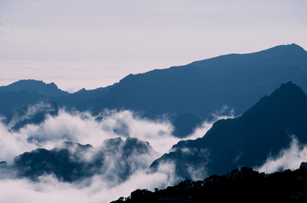 Wolkenformation über Shira