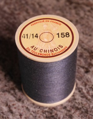 Bobine Lin 30m Fil Au Chinois Lin N°40 - 30m Blanc - Surpiqûres, Jeans, Cuir, Bijoux - Imputrescible Fil Couture Résistant