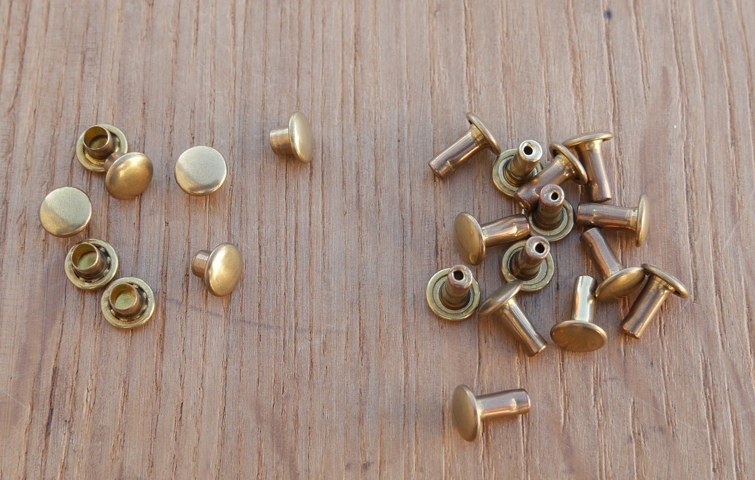 Rivets Rapides En Cuir Tandy Grande Plaque De Cuivre Antique Sans Nickel 100 //